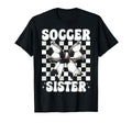 Soccer Sister Soccer Sis Coquette T-Shirt - Casual Everyday Wear Men Women