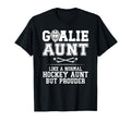 Hockey Goalie Aunt Hockey Keeper Aunt T-Shirt - Unique Graphic Unisex