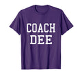 Coach Dee Custom Football Soccer T-Shirt - Aesthetic Graphic for Adults