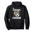 Soccer Cousin Leopard Heart Hoodie - Casual Everyday Wear for Adults