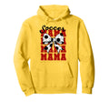 Soccer Bow Mama Mama Mama Mama Game Hoodie - Minimalist Print for Adults