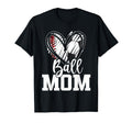 Ball Mom Baseball Soccer Mom Mothers T-Shirt - Unique Graphic for Adults