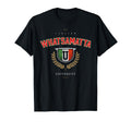 Italian Whatsamatta U University T-Shirt - Casual Everyday Wear Unisex