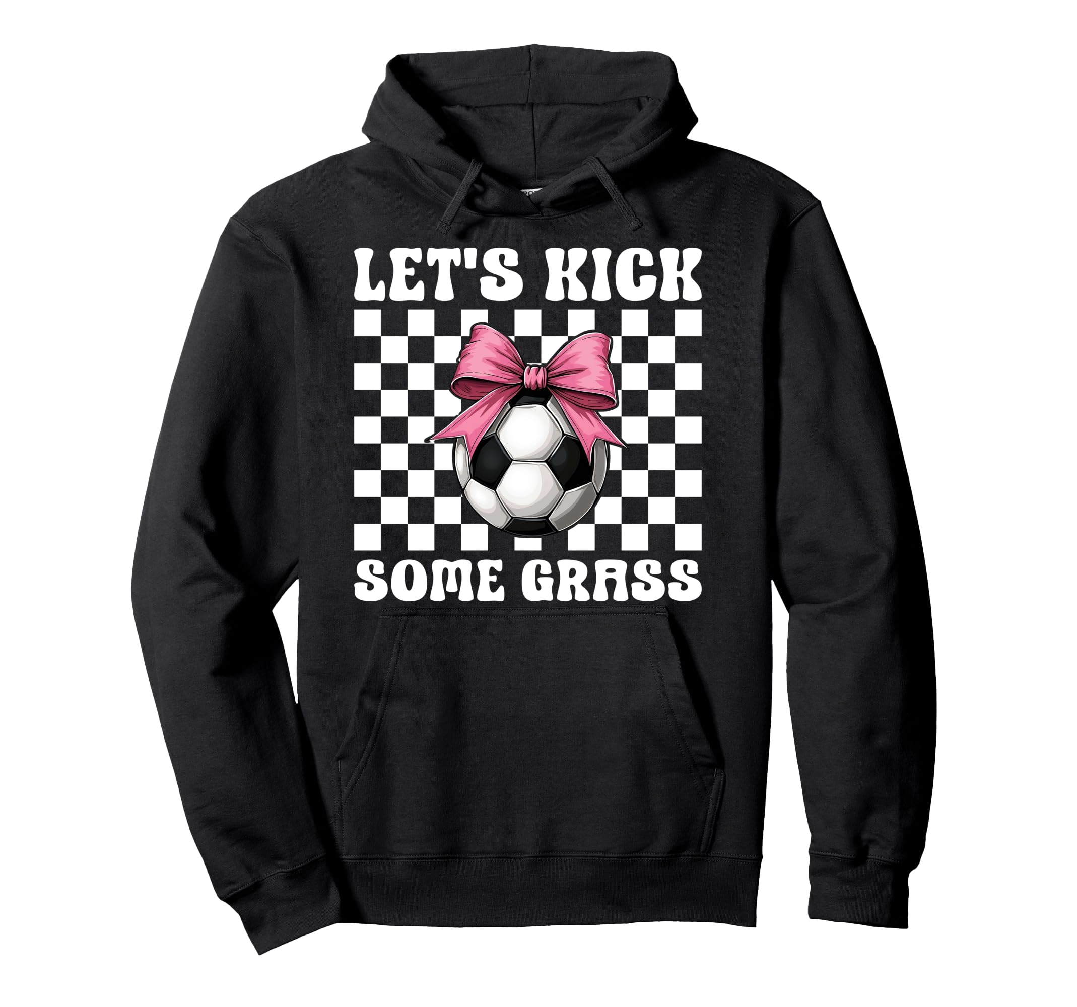 Soccer Soccer Mom Mothers Day Lets Kick Hoodie - Trendy Graphic Men Women