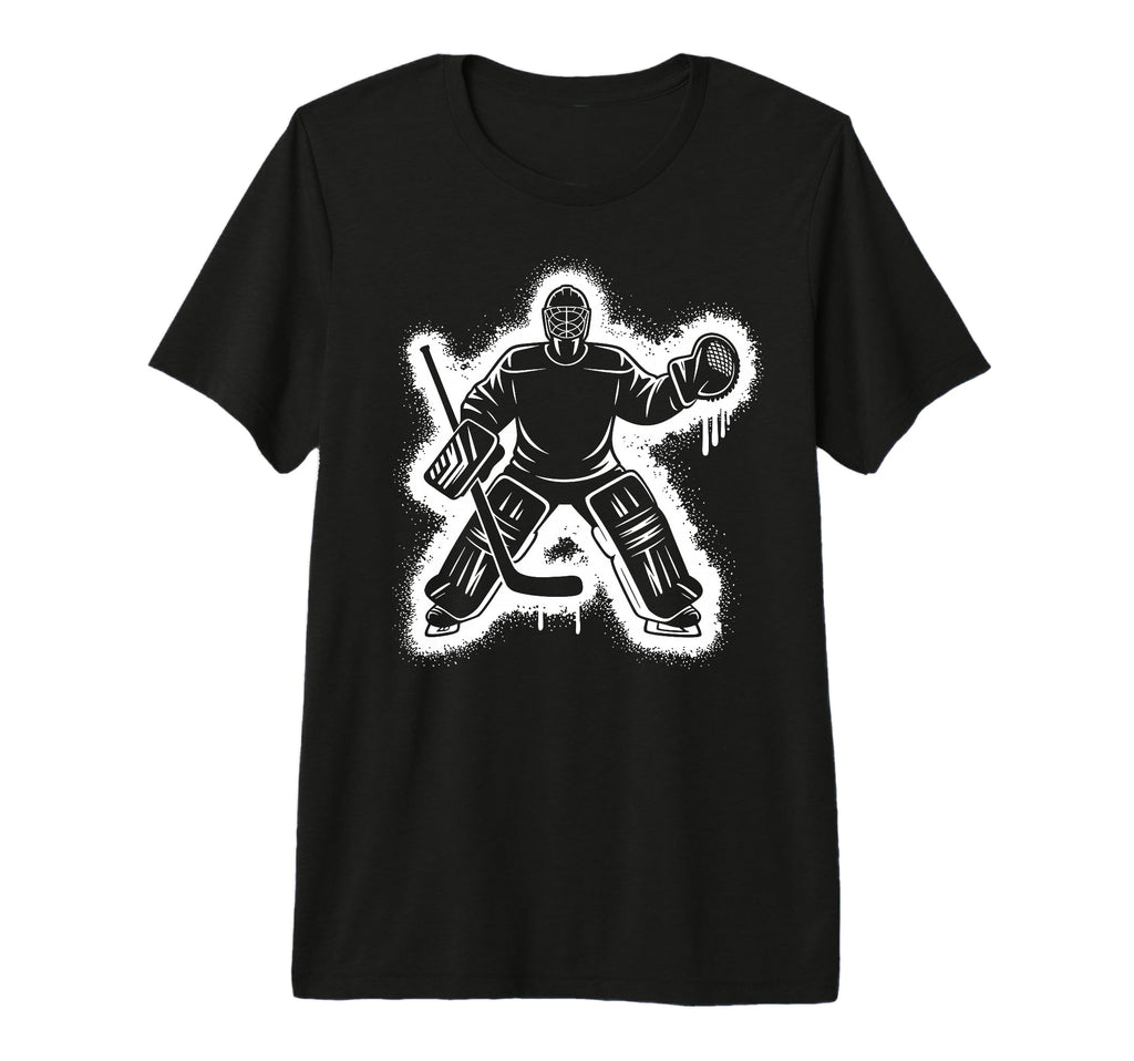 Ice Hockey Goalkeeper Tri Blend T-Shirt - Streetwear Style Men Women