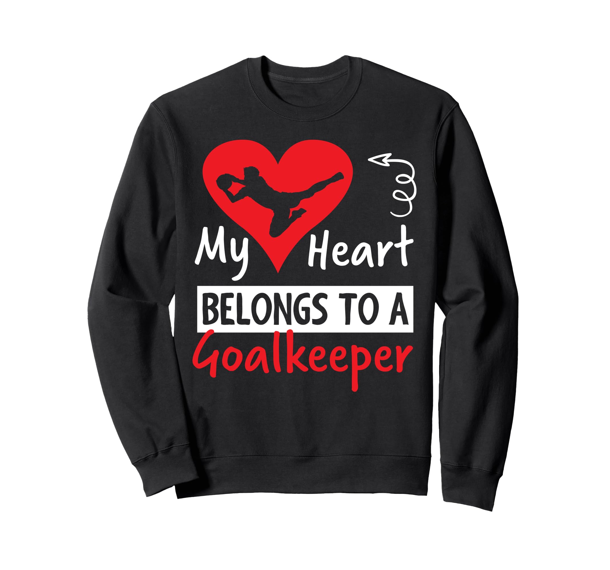 Valentines Day My Heart Belongs To Sweatshirt - Novelty Apparel Unisex