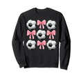 Soccer And Bows Coquette Soccer Mom Sweatshirt - Minimalist Print Unisex