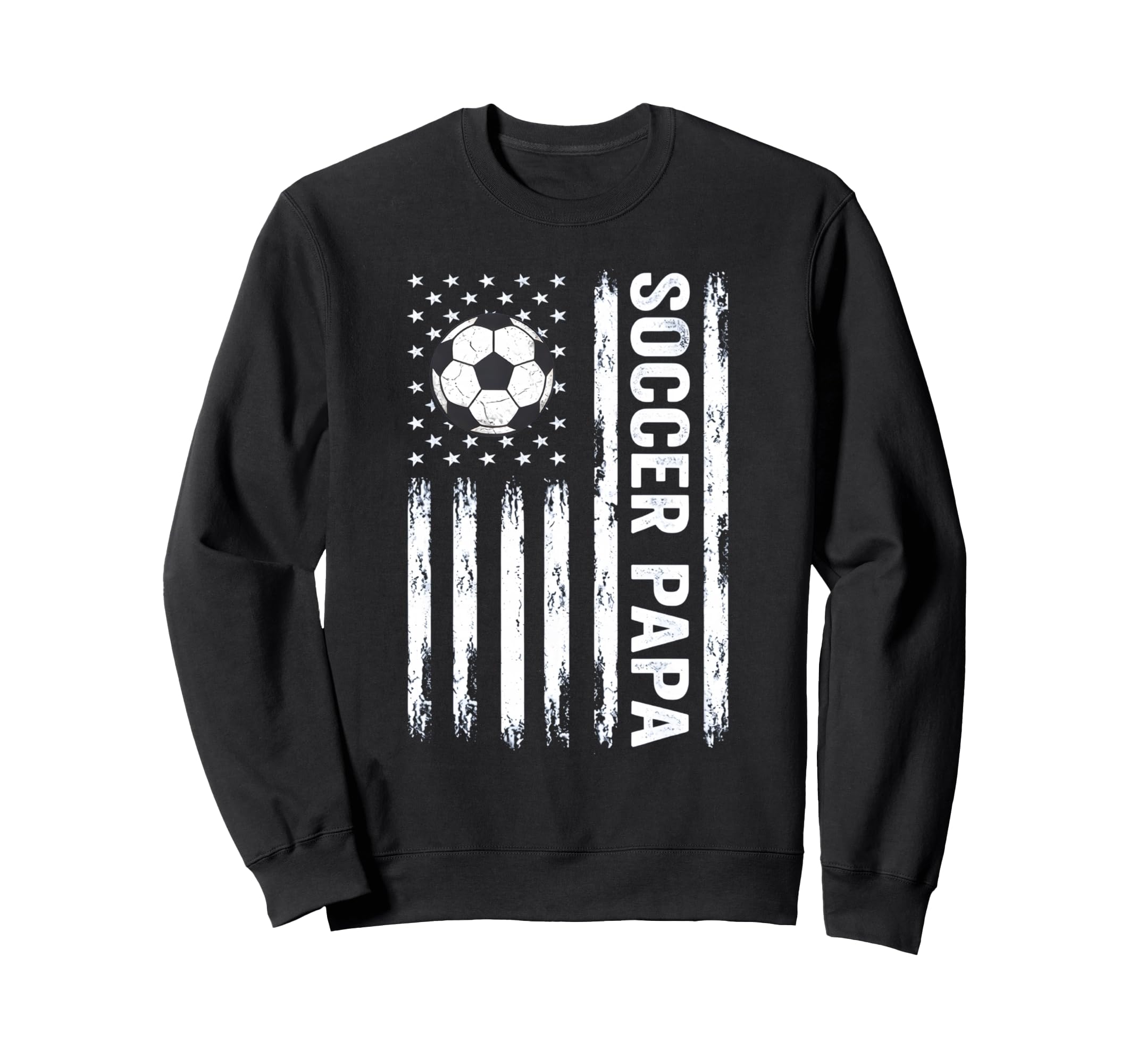 Soccer Papa Proud Soccer Grandpa Usa Sweatshirt - Novelty Apparel Unisex