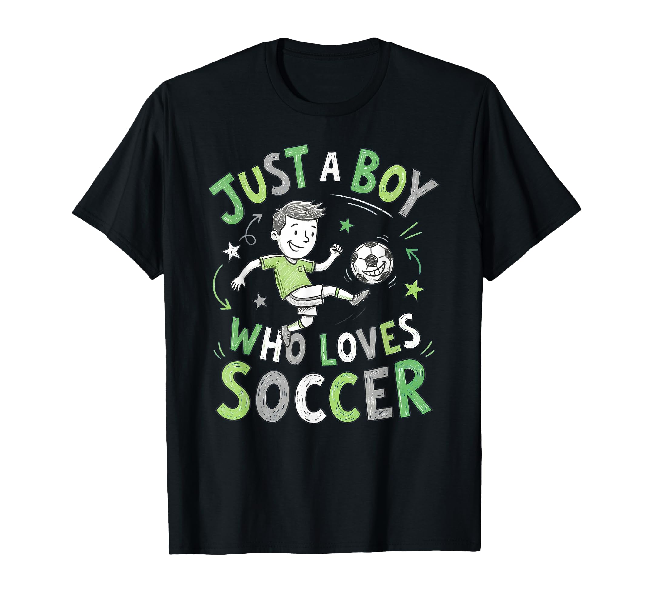 Soccer Just Who Loves Soccer T-Shirt - Streetwear Style for Adults