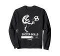 Kawaii Frog Soccer Skills Loading Sweatshirt - Novelty Apparel for Adults