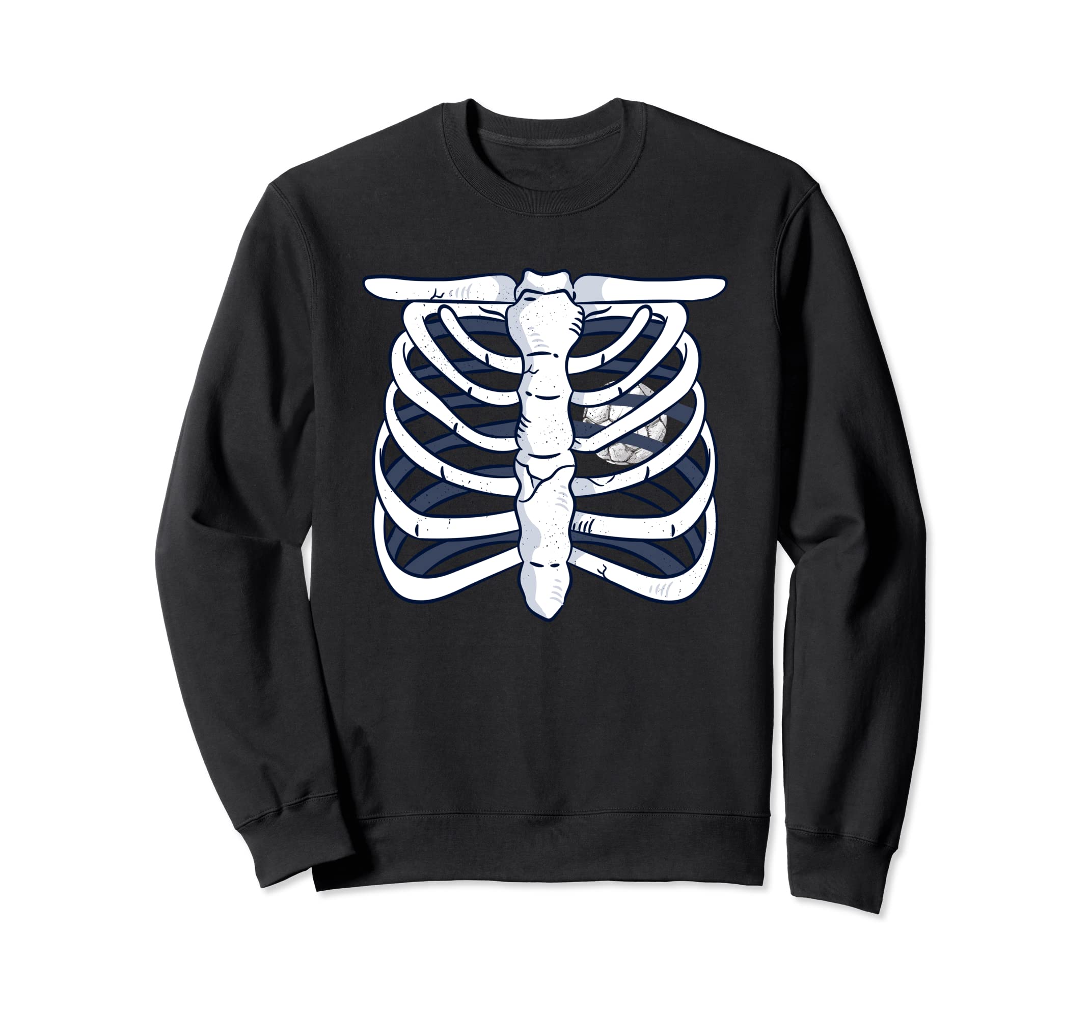 Soccer Game Day Skeleton Soccer Lovers Sweatshirt - Unique Graphic Unisex