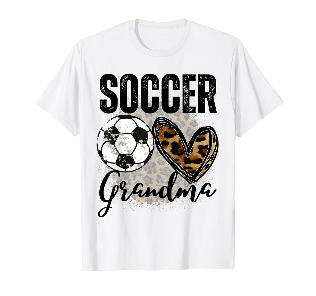 Funny Grandma Proud Soccer Lover Heart T-Shirt - Unique Graphic Unisex