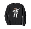 Astronaut Astronomy Dabbing Sloth Sweatshirt - Novelty Apparel Men Women
