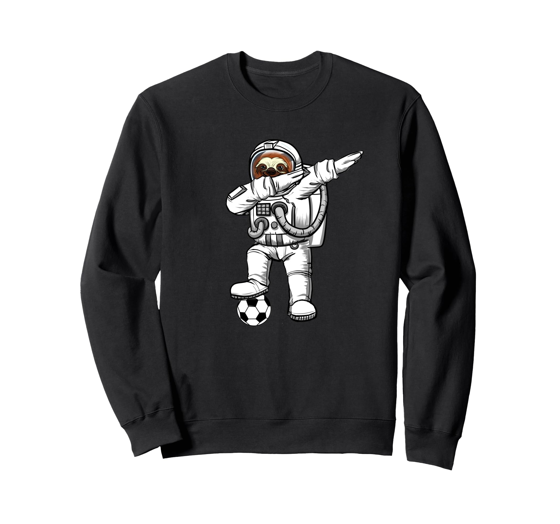 Astronaut Astronomy Dabbing Sloth Sweatshirt - Novelty Apparel Men Women