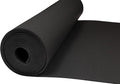 Playsafer Genaflex Rubber Gym Floor Mat, Heavy Duty Commercial Protective Gym Flooring Roll - 8mm Thick (Black, 4' X 10')