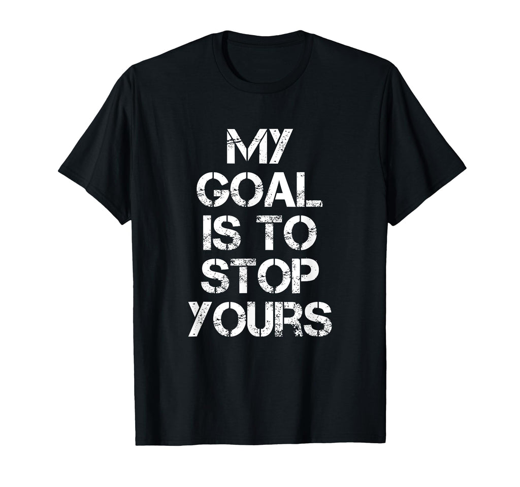 Funny Goalkeeper Soccer Goalie T-Shirt - Aesthetic Graphic for Adults