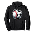 Dad Ballers Baseball Soccer Player Hoodie - Minimalist Print for Adults