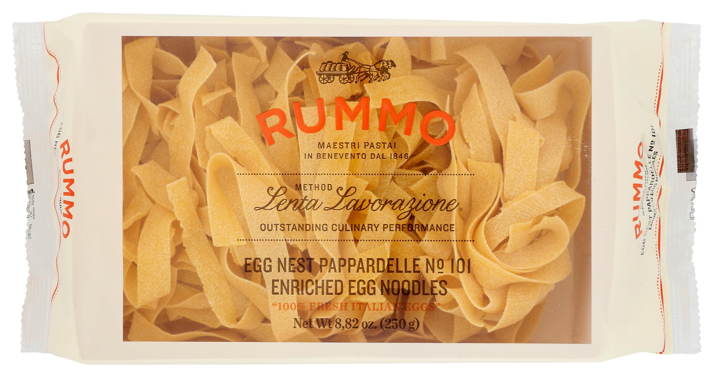Rummo Egg Pappardelle Nests, Dairy & Wheat Free, 8.82 oz (Case of 12)