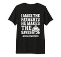 Funny Hockey Goalie Mother Hockey T-Shirt - Casual Everyday Wear Men Women