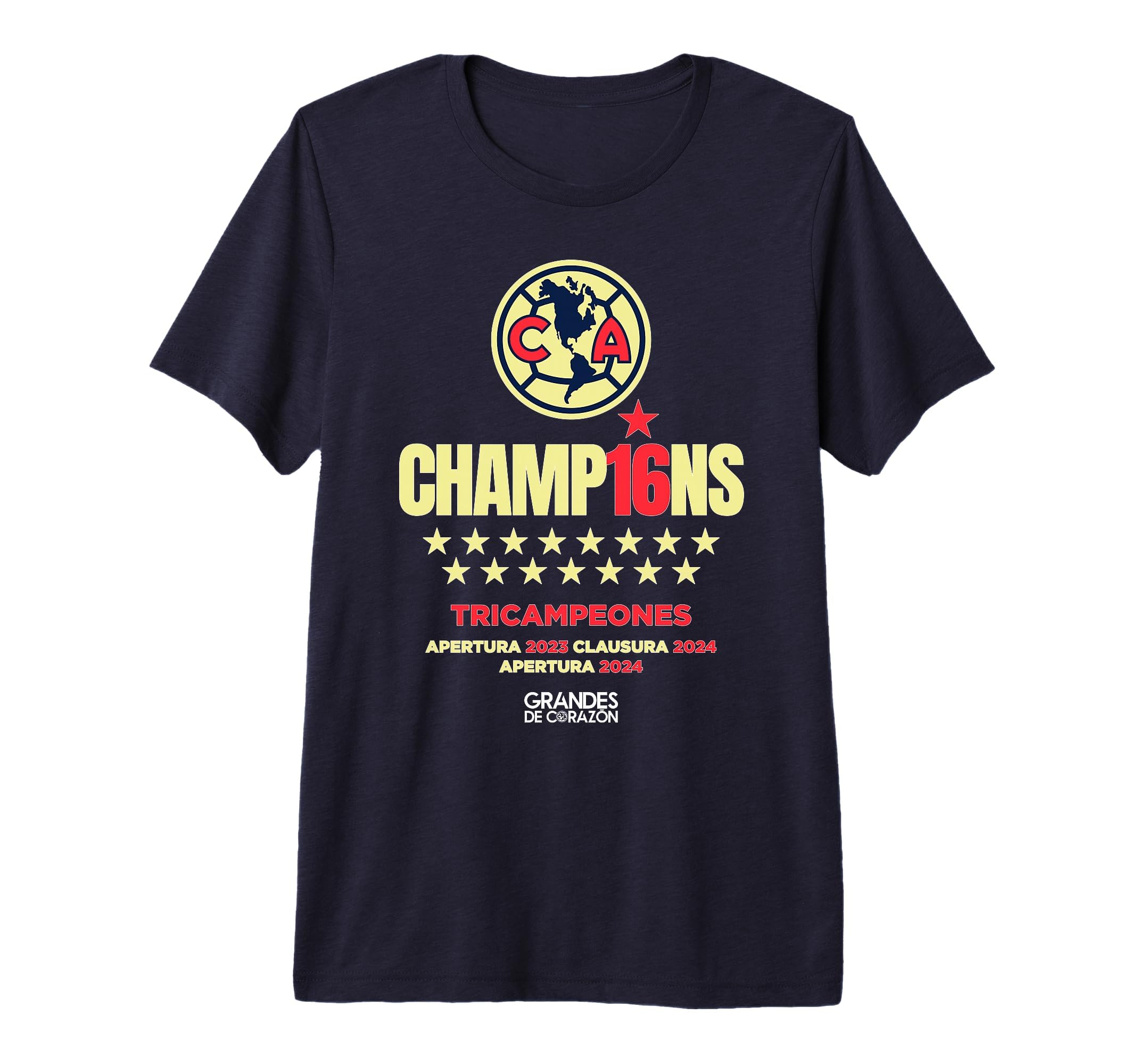 Club America Champions 2024 Opening T-Shirt - Minimalist Print Unisex