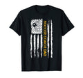 Usa American Flag Proud Soccer Coach T-Shirt - Custom Art Print Men Women