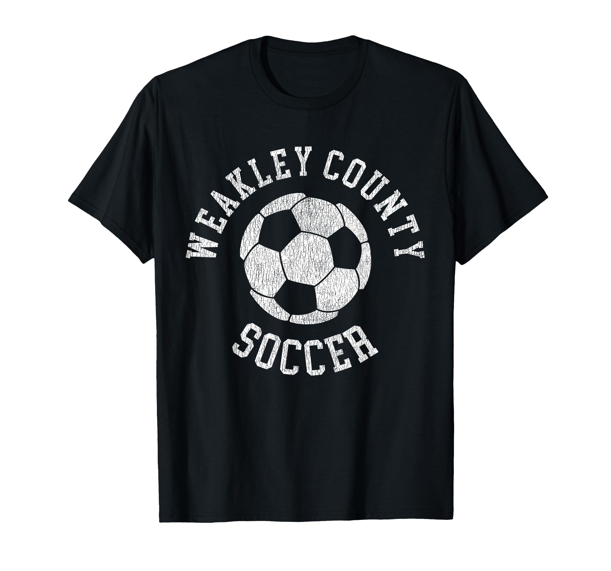 Weakley County Soccer Distressed 90S T-Shirt - Graphic Print Men Women