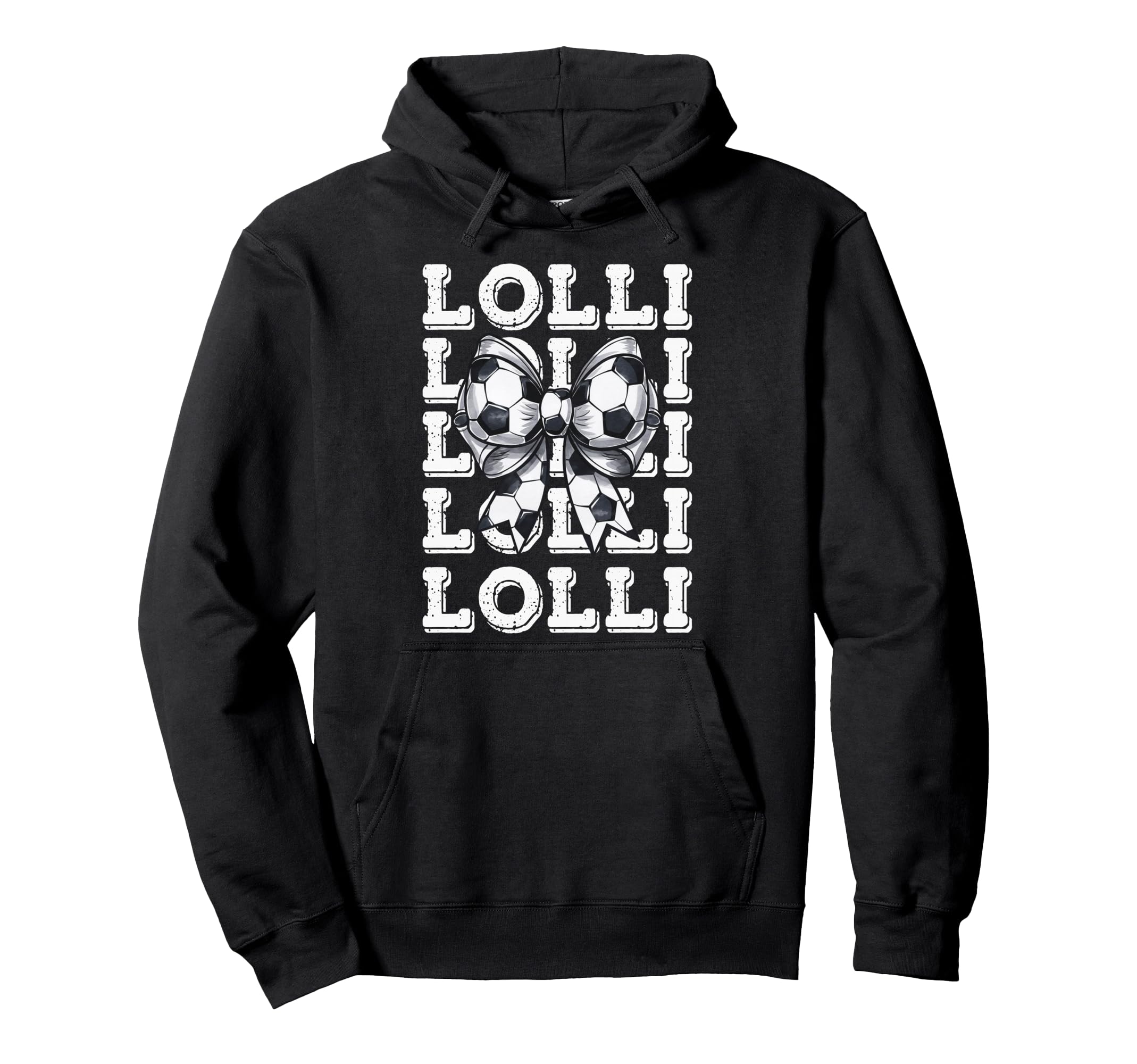 Coquette Soccer Lolli Matching Family Hoodie - Novelty Apparel for Adults
