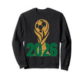 Usa World Football 2026 Team Game Sweatshirt - Graphic Print for Adults