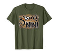 Soccer Nini Leopard Love Soccer T-Shirt - Unique Graphic Men Women
