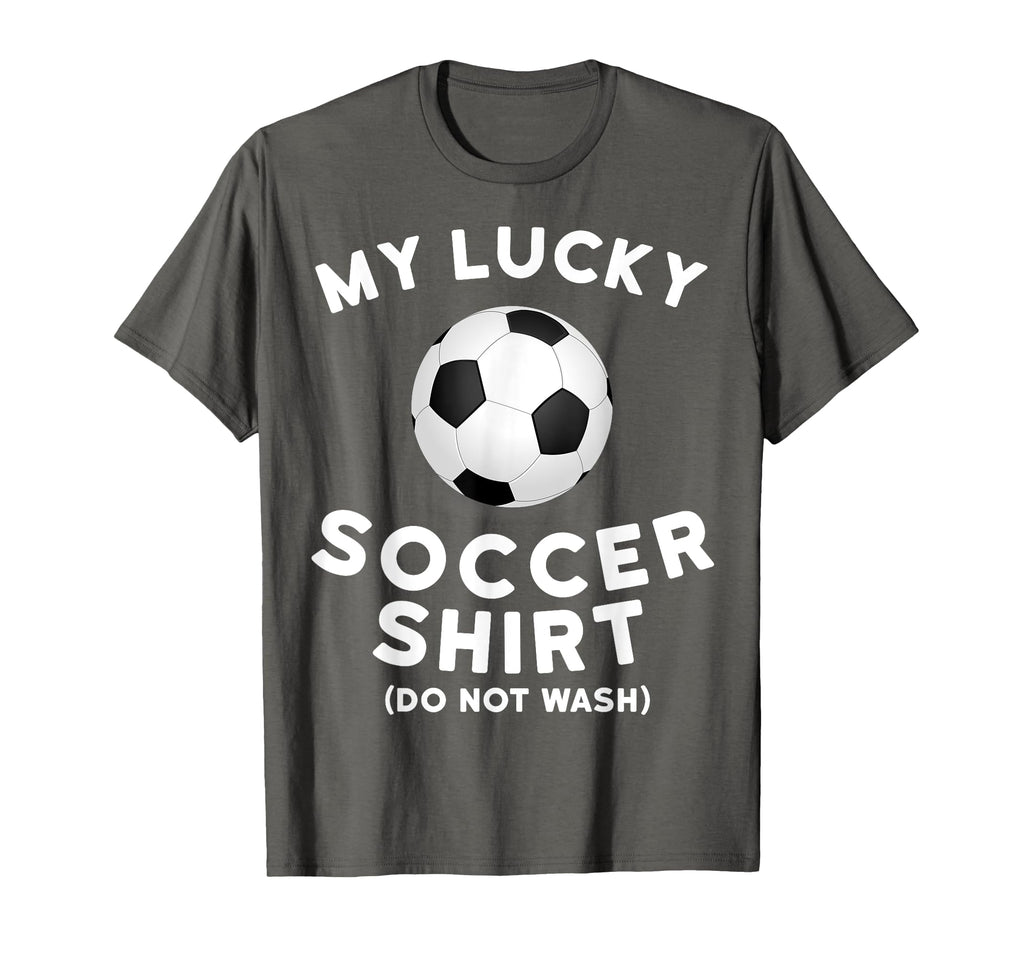 My Lucky Soccer Funny Soccer Lucky T-Shirt - Custom Art Print for Adults