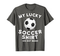 My Lucky Soccer Funny Soccer Lucky T-Shirt - Custom Art Print for Adults