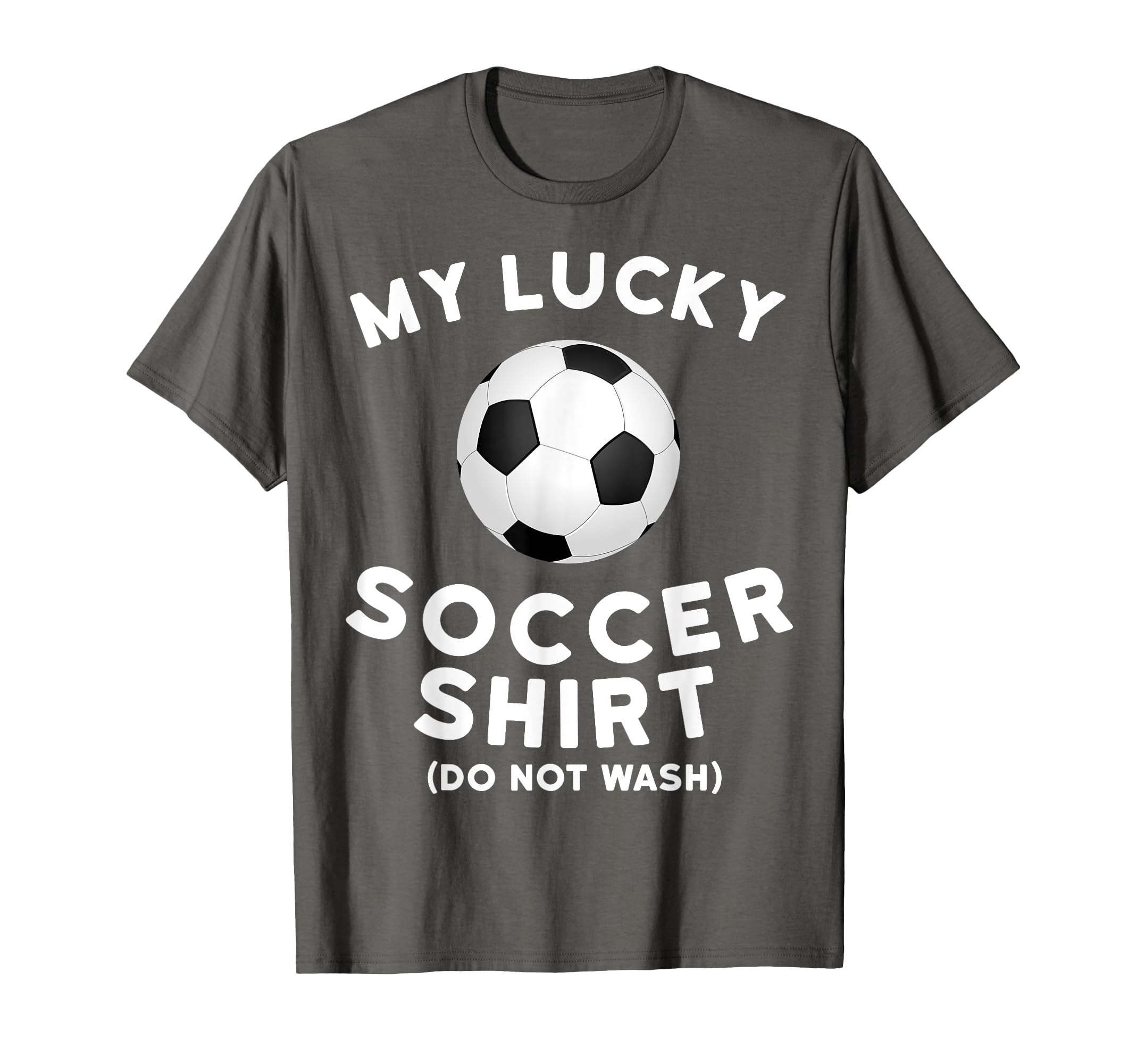My Lucky Soccer Funny Soccer Lucky T-Shirt - Custom Art Print for Adults