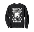 Im Hockey Goalie Papaw Ice Hockey Sweatshirt - Graphic Print Men Women