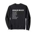 Goalie Rules Hockey Soccer Lacrosse Sweatshirt - Custom Art Print Unisex