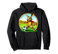 Kangaroo Footballer Hoodie - Aesthetic Graphic Men Women
