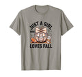 Coquette Bow Sports Fall Pumpkin T-Shirt - Minimalist Print Men Women