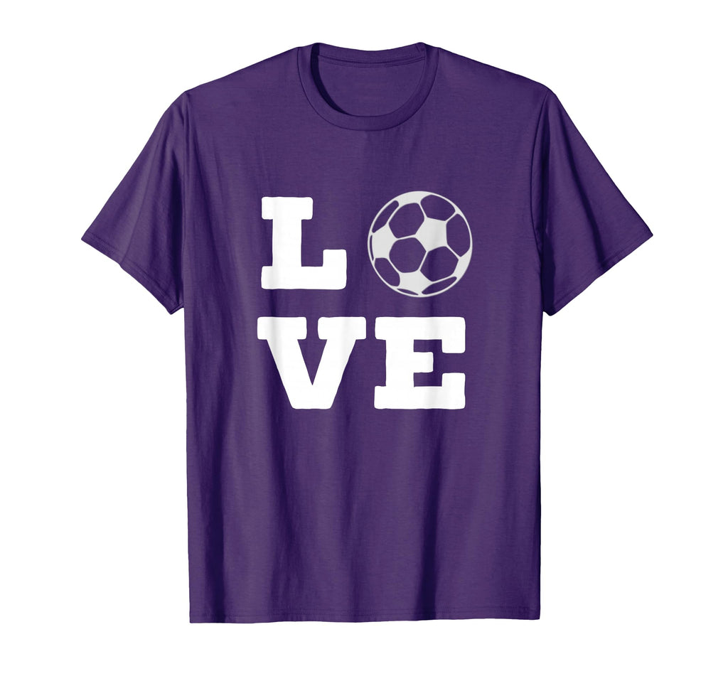 I Love Soccer T-Shirt - Unique Graphic Men Women