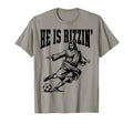 Funny Meme God Christian He Is Rizzin T-Shirt - Custom Art Print Men Women