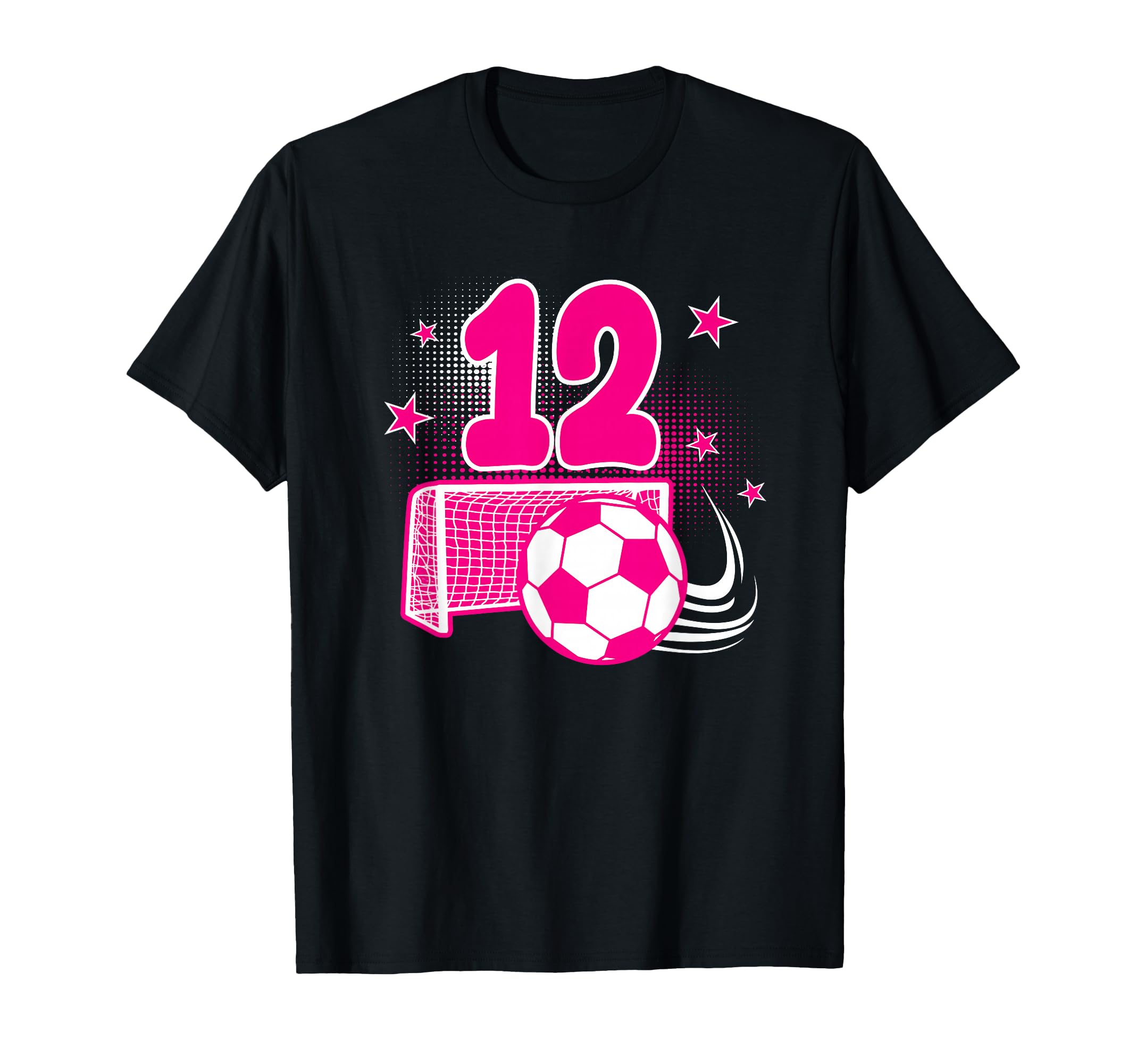 12 Years Old Birthday 12Th Soccer Themed T-Shirt - Minimalist Print Unisex