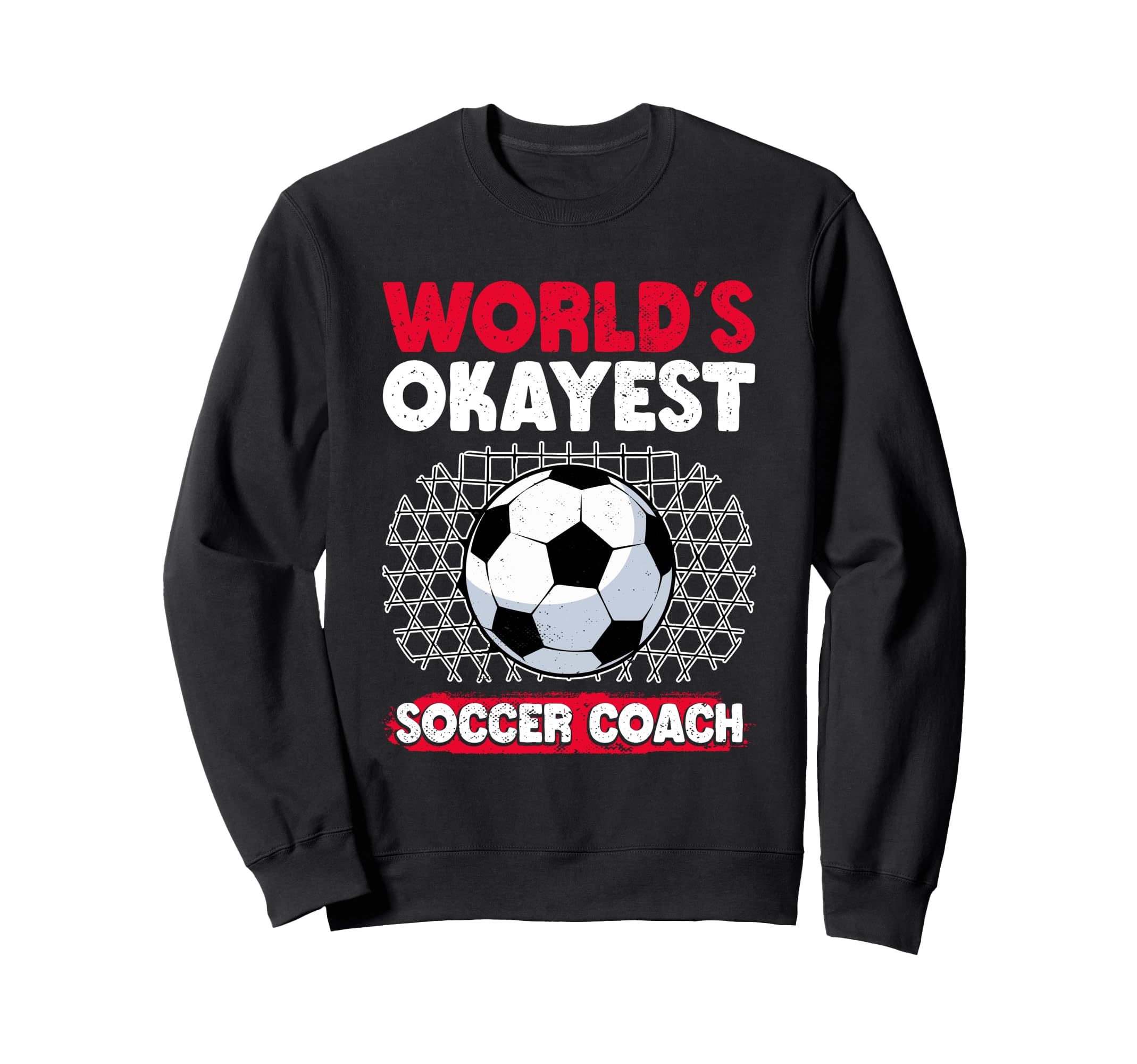 Coaching Soccer Dad Coach Soccer Coach Sweatshirt - Graphic Print Men Women
