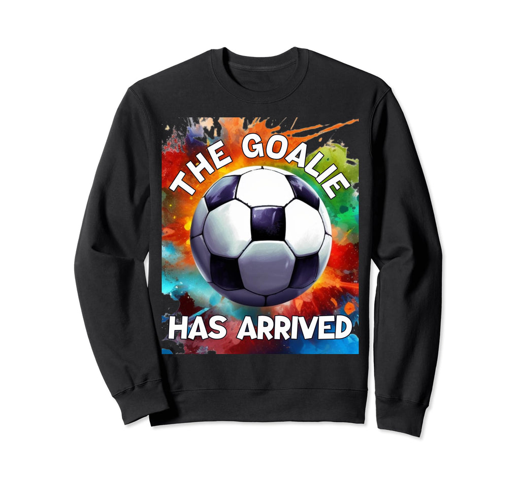Goalie Soccer Player Sweatshirt - Casual Everyday Wear Men Women