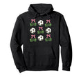 Coquette Bow Soccer And Shamrock St Hoodie - Minimalist Print Men Women