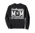 Lacrosse Goalkeeper Mom Funny Mom Sweatshirt - Fun Novelty Design Unisex