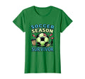 Soccer Season Survivor Funny Soccer Mom T-Shirt - Trendy Graphic Unisex