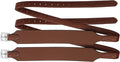 Exion Wide Stability Stirrup Leathers for English Saddles | Premium Cowhide Leather | Enhanced Leg Stability & Comfort | Sizes: 48" to 62"