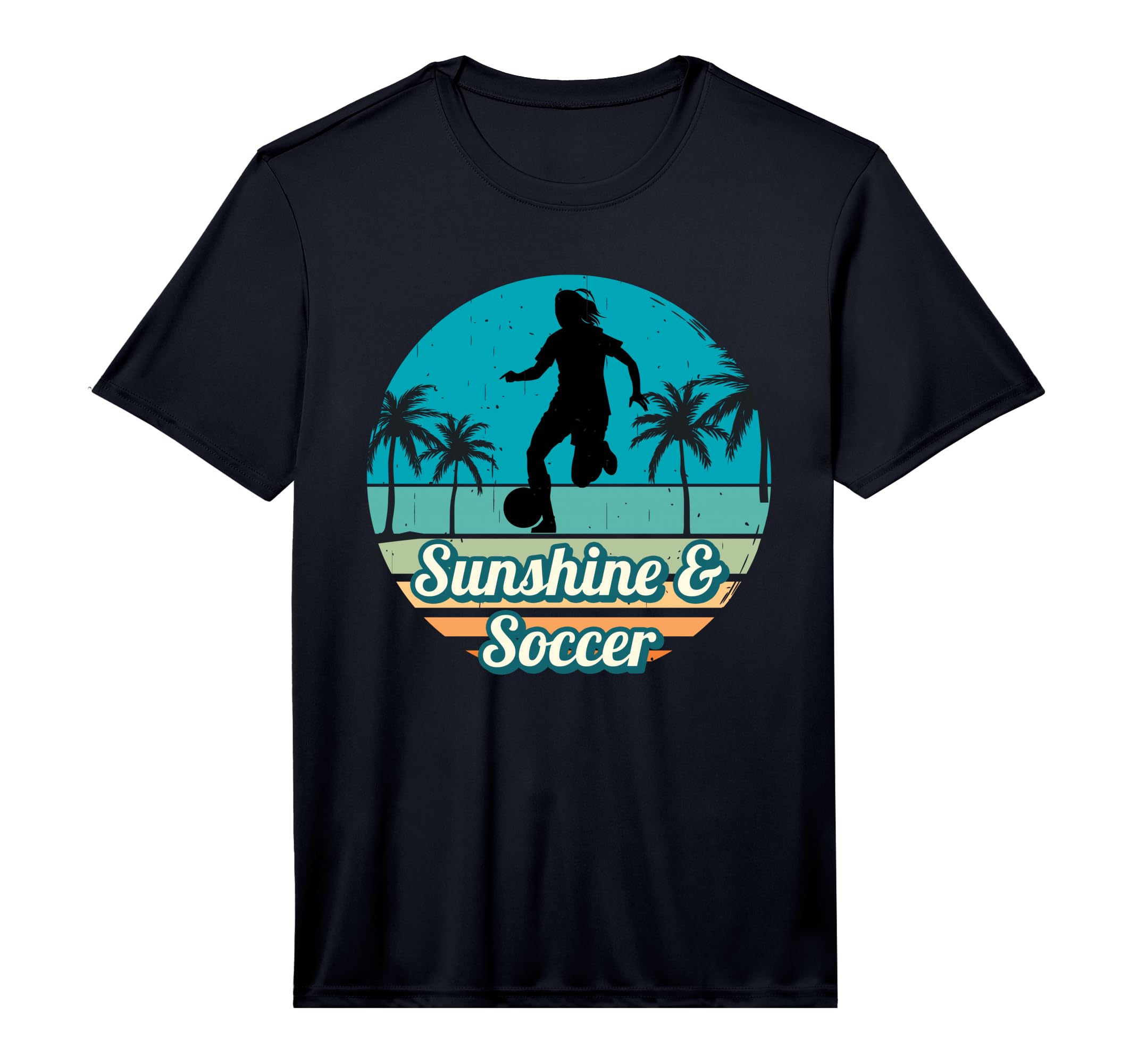 Sunshine Soccer Stuff Soccer Player T-Shirt - Aesthetic Graphic for Adults