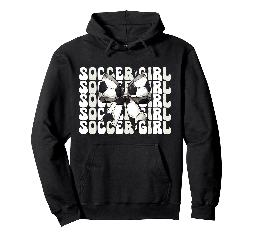 Womens Coquette Bow Ribbon Soccer T-Shirt - Streetwear Style Men Women