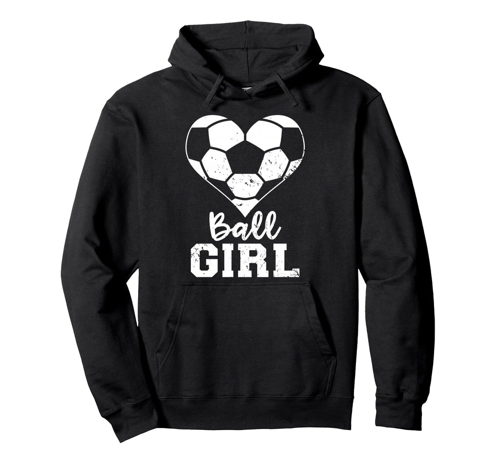 Ball Heart Funny Soccer Gameday Hoodie - Unique Graphic Men Women