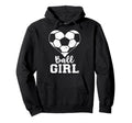 Ball Heart Funny Soccer Gameday Hoodie - Unique Graphic Men Women