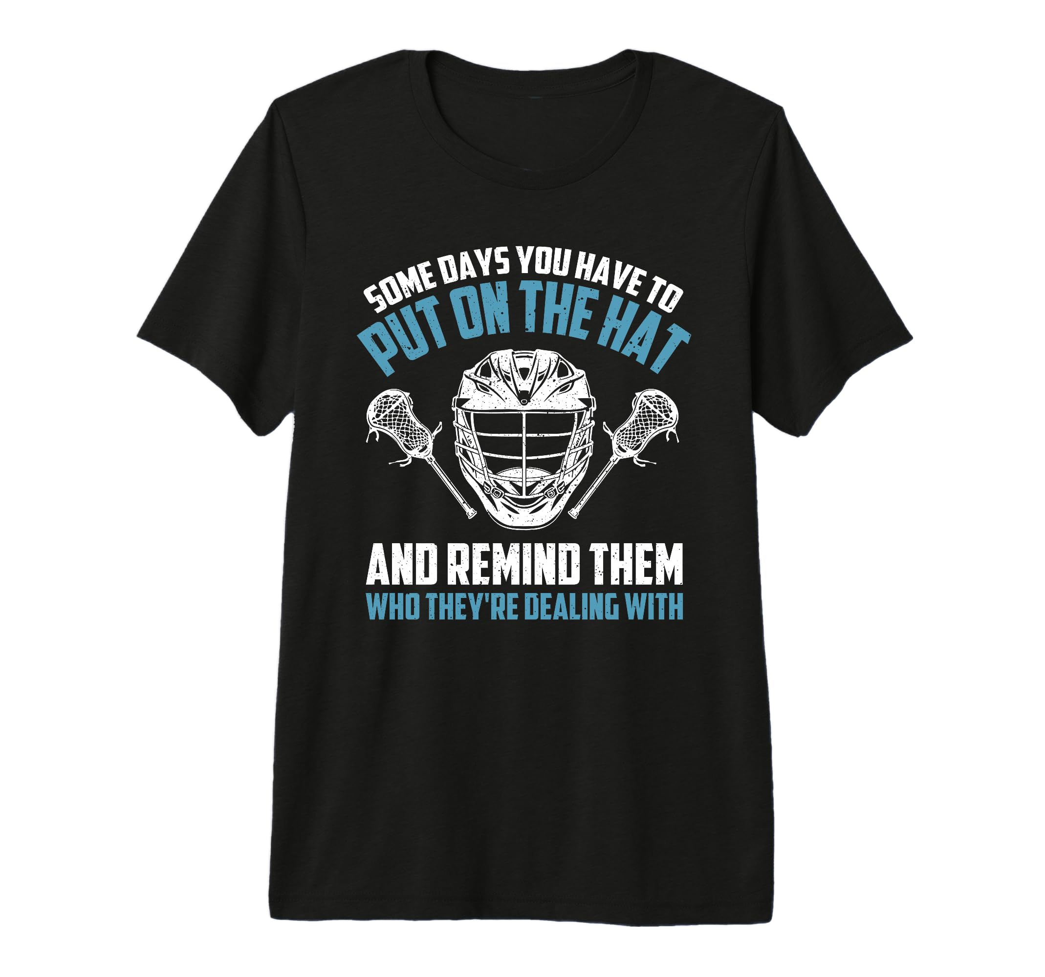 Lacrosse Goalie Tri Blend T-Shirt - Novelty Apparel Men Women